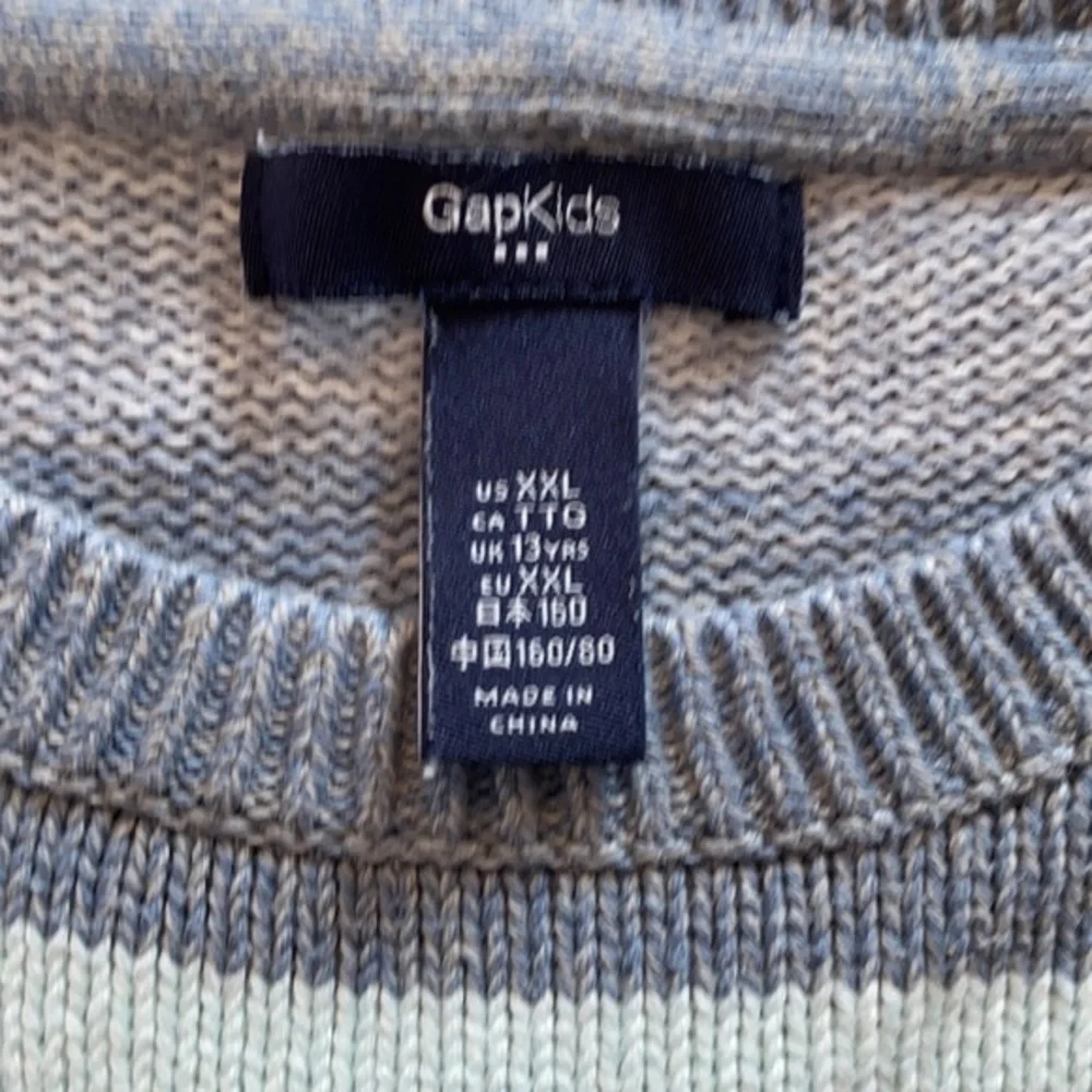 Gap Kids Cotton Stripe Sweater -Size XXL